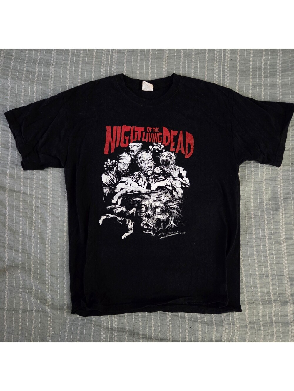 Night of the Dead Black Horror Graphic T Shirt